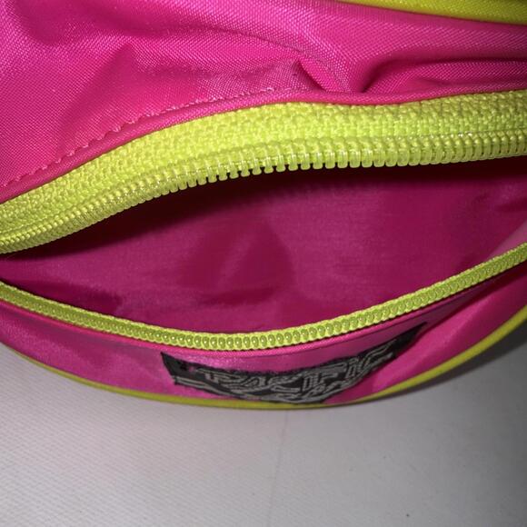 90s Fanny Sports Pack Waist Purse Neon Zippered Pouch Hip Bag Vintage - Picture 13 of 15